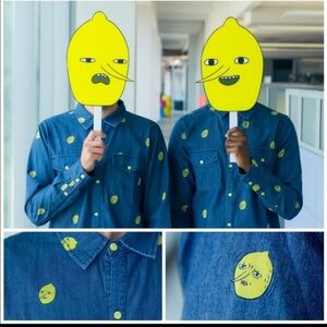 ADVENTURE Time men's denim button down New